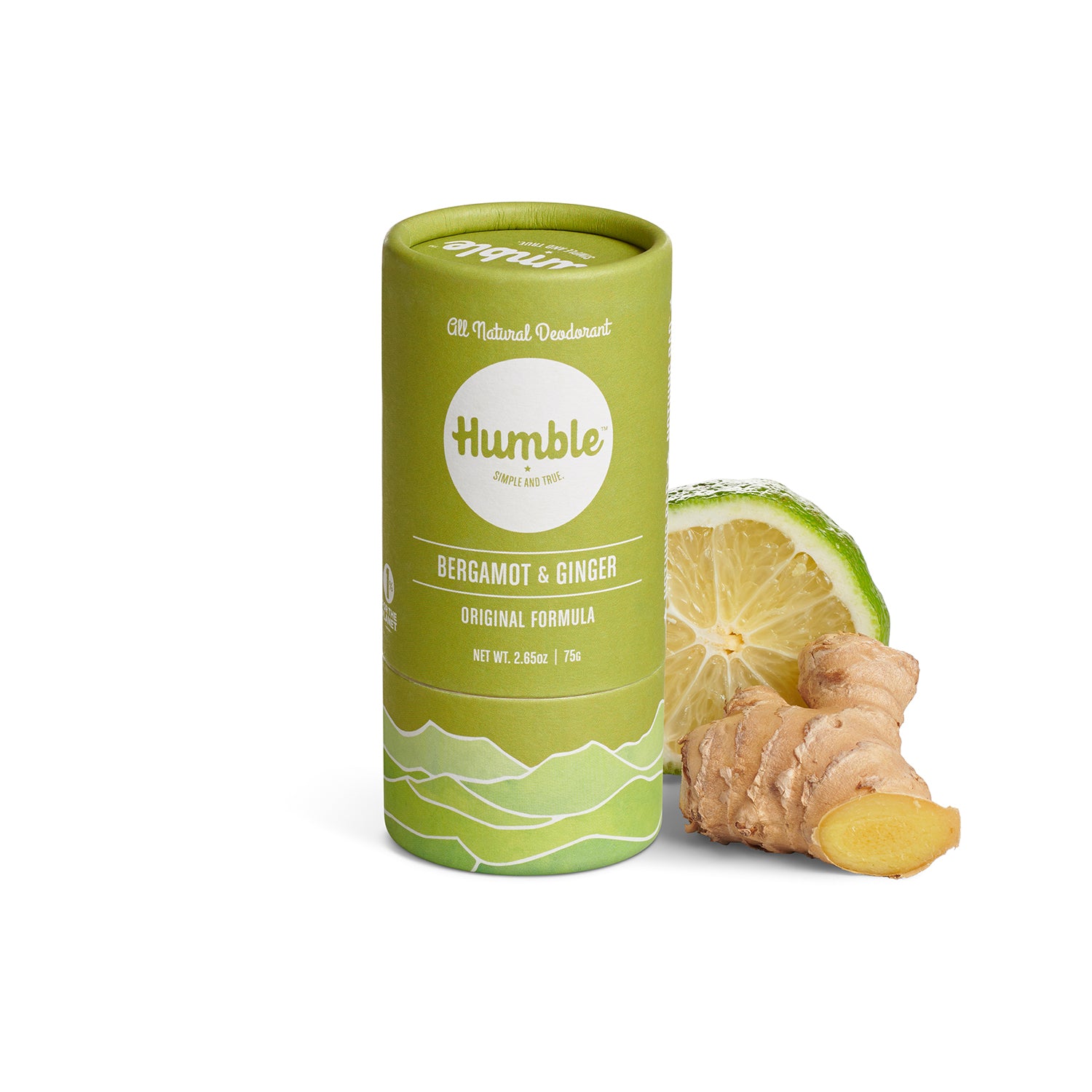 Bergamot & Ginger natural deodorant 75g